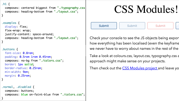 CSS模块