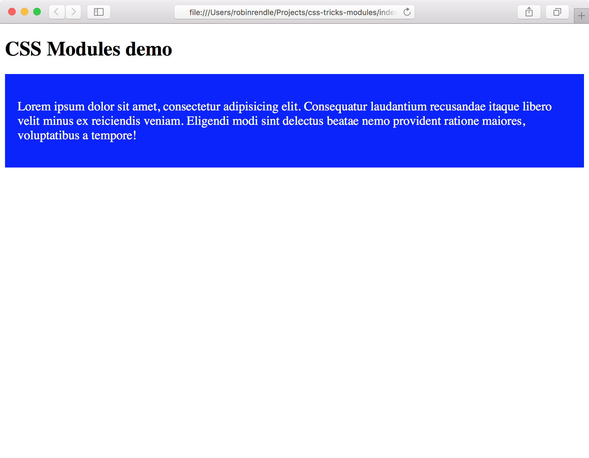 CSS Modules