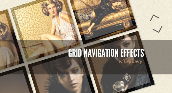 GRID NAVIGATION EFFECTS WITH JQUERY