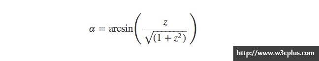 Sass中的反三角函数