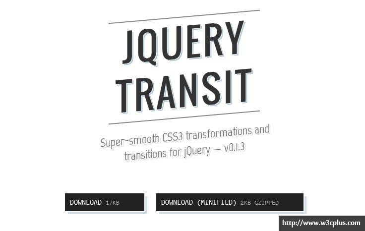 jQuery Transit 