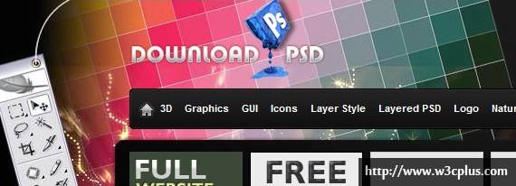 20个免费下载PSD设计网站