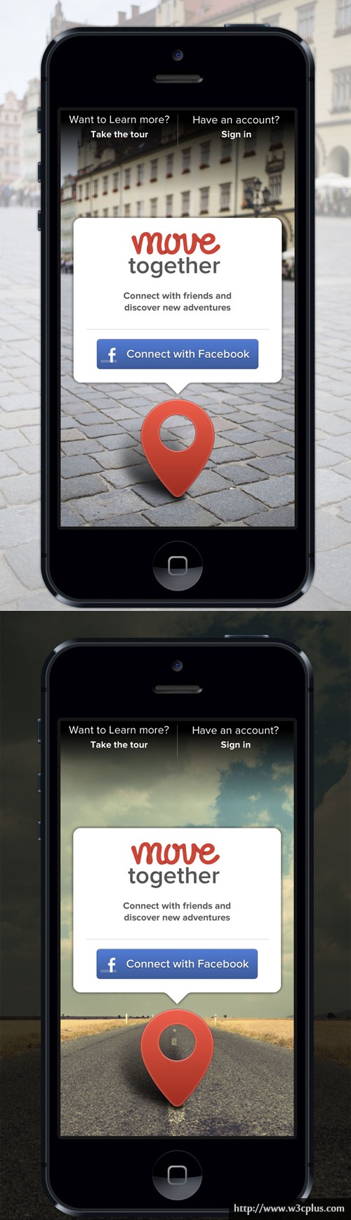 iPhone – Signup Screen