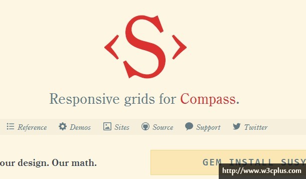 Susy, Responsive grids for Compass