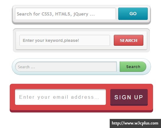 Pure CSS3 Search Form